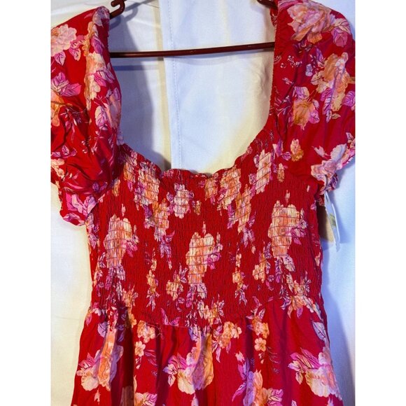 Coco + Jaimeson Pink Cottagecore Boho Pink Floral Maxi Dress New Womens XL Indie - Picture 2 of 4